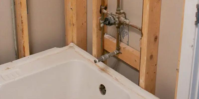 bathroom stud cavities