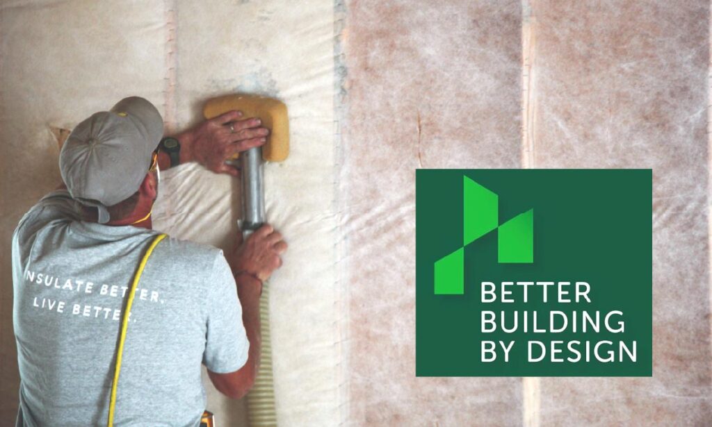 Man installing TimberFill