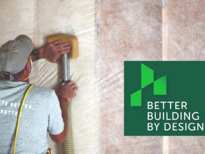 Man installing TimberFill