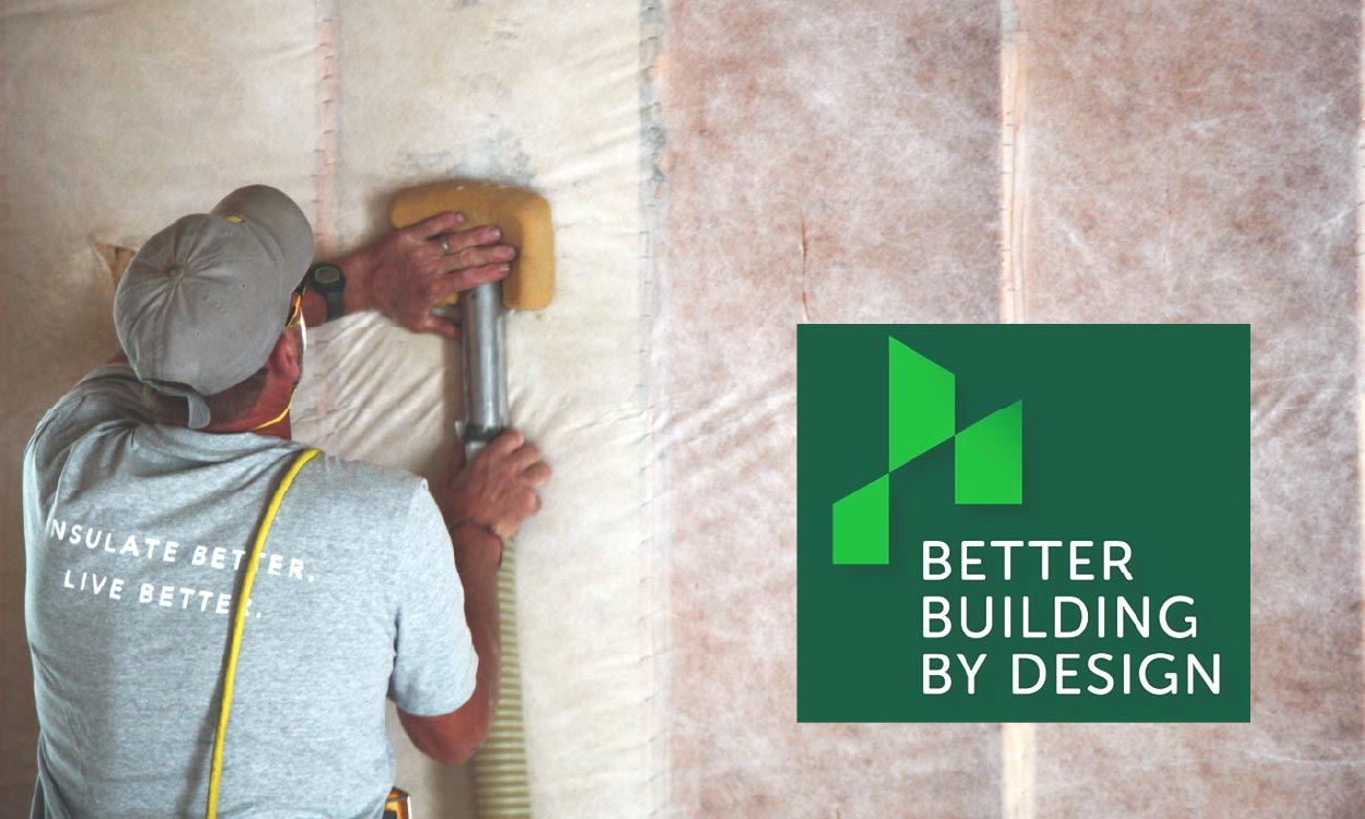 Man installing TimberFill
